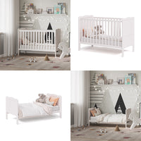 Vitalispa Culla neonato Bianco 60x120 cm