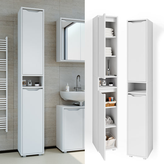 Vicco Mobile bagno alto Bianco 30 x 192.5 cm