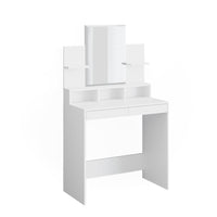 Vicco Tavolo da toeletta Bianco 80 cm