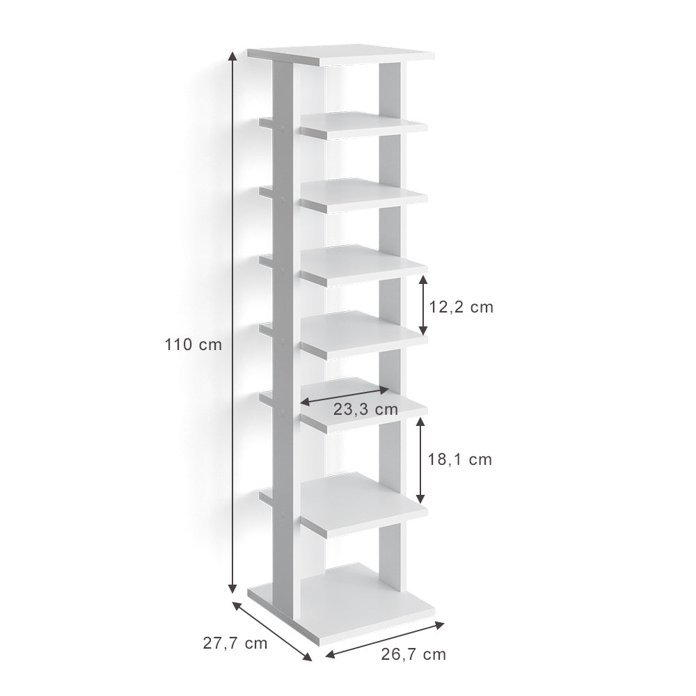 Vicco Scarpiera Bianco 26.7 x 110 cm