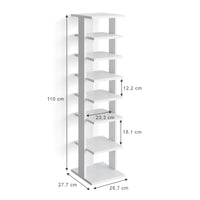 Vicco Scarpiera Bianco 26.7 x 110 cm