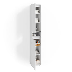 Vicco Mobile bagno alto Bianco 30 x 192.5 cm