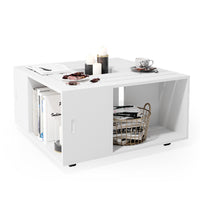 Vicco Tavolino da salotto Bianco 80 x 80 cm