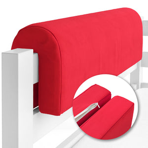 Vitalispa Protezione del letto Rosso 70 x 20 cm