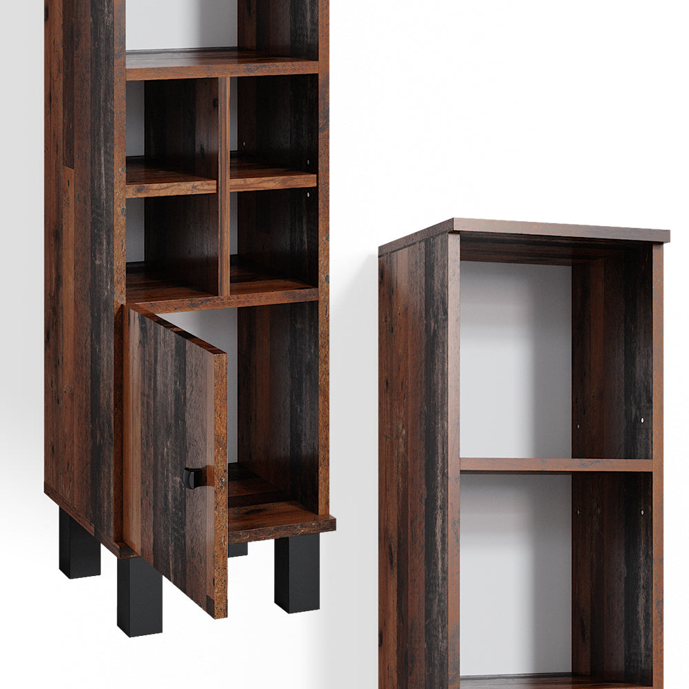 Vicco Mobiletto bagno Rovere rustico 30 x 130.6 cm porta piccola