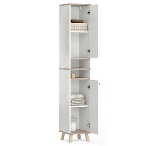 Vicco Mobile bagno alto Bianco 30 x 174 cm