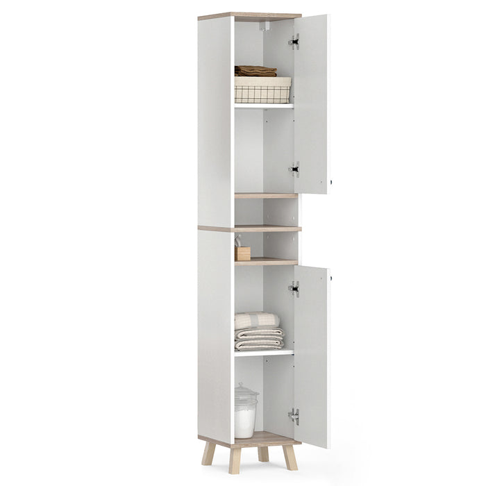 Vicco Mobile bagno alto Bianco 30 x 174 cm