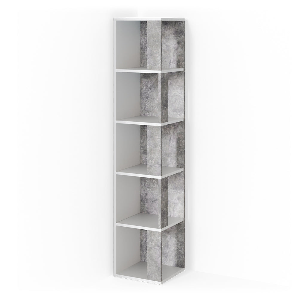 Vicco Scaffale angolare Calcestruzzo 33.3 x 162.2 cm
