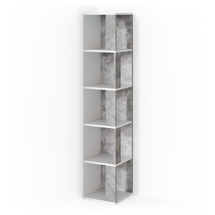 Vicco Scaffale angolare Calcestruzzo 33.3 x 162.2 cm