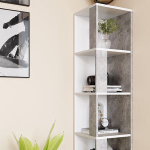 Vicco Scaffale angolare Calcestruzzo 33.3 x 162.2 cm