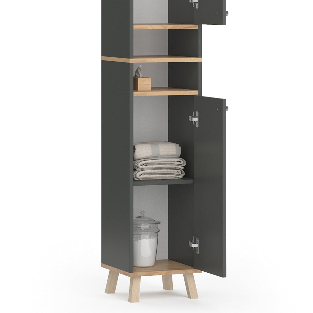 Vicco Mobile bagno alto Antracite 30 x 174 cm