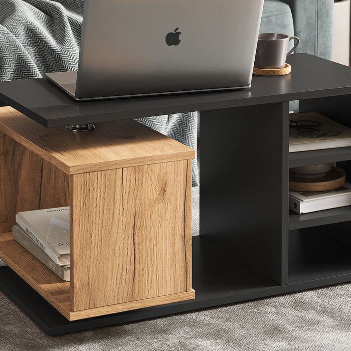 Vicco Tavolino da salotto Nero 88 x 35 cm