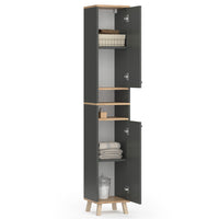 Vicco Mobile bagno alto Antracite 30 x 174 cm