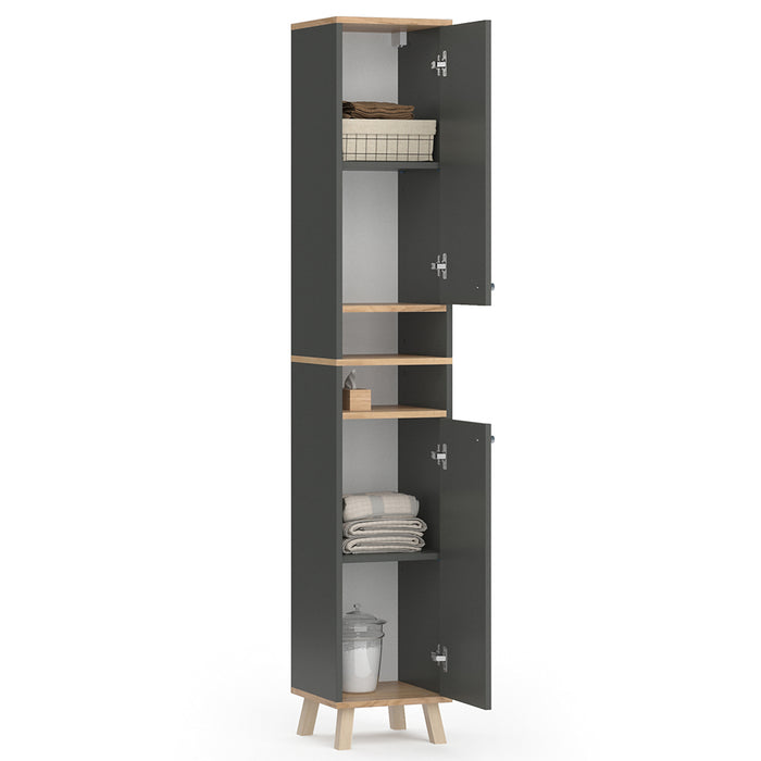 Vicco Mobile bagno alto Antracite 30 x 174 cm