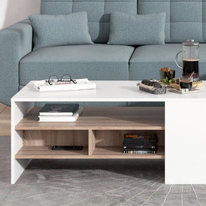 Vicco Tavolino Bianco 110 x 60 cm