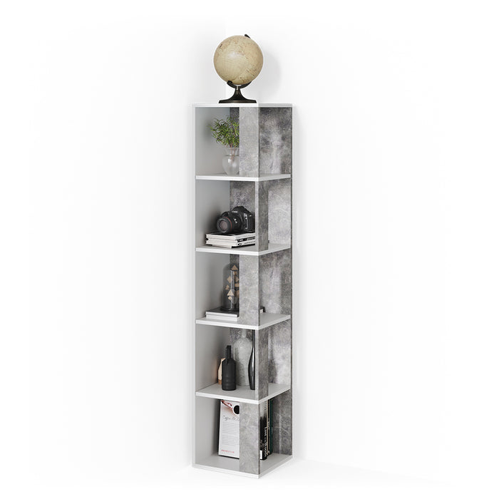 Vicco Scaffale angolare Calcestruzzo 33.3 x 162.2 cm