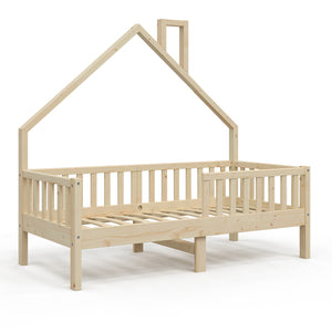 Vitalispa Letto montessori bambini Legno naturale 80x160 cm