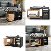 Vicco Tavolino da salotto Nero 88 x 35 cm