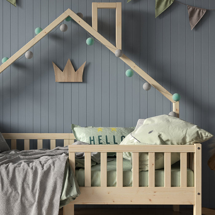 Vitalispa Letto montessori bambini Legno naturale 80x160 cm