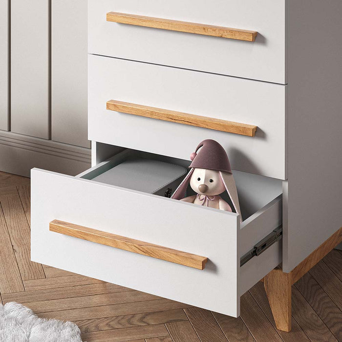 Vitalispa Cassettiera per camera da letto Bianco 53.4 x 88 cm