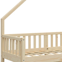 Vitalispa Letto montessori bambini Legno naturale 80x160 cm