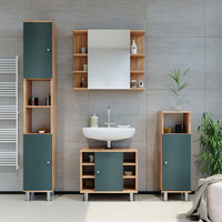Vicco Mobiletto bagno Verde 30 x 95 cm