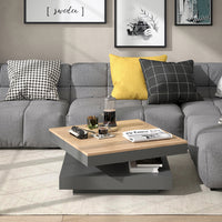 Vicco Tavolino da caffè Antracite 70 x 70 cm