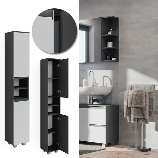 Vicco Mobile bagno alto Bianco 30 x 190 cm