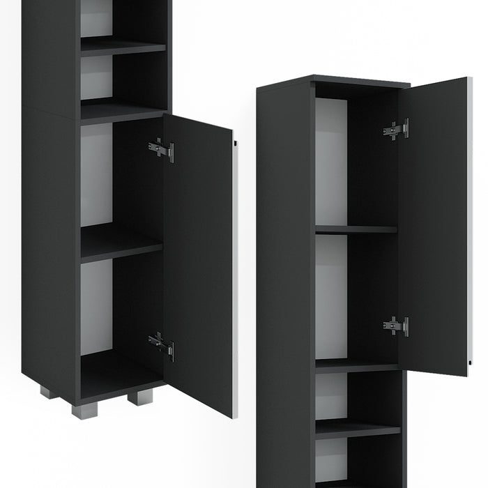 Vicco Mobile bagno alto Bianco 30 x 190 cm