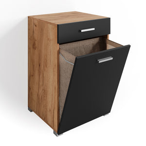 Vicco Armadietto da bagno con portabiancheria Antracite 50 x 78.5 cm