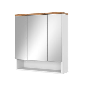 Vicco Specchio contenitore bagno Bianco 70 x 77.5 cm con 3 porte
