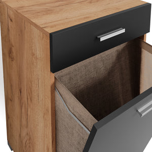 Vicco Armadietto da bagno con portabiancheria Antracite 50 x 78.5 cm