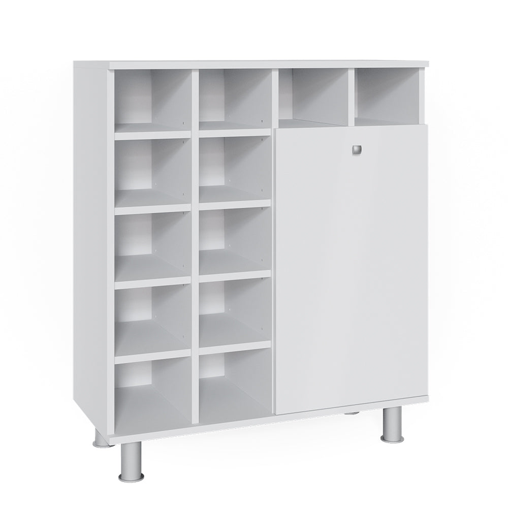 Vicco Armadietto da bagno con portabiancheria Bianco 78.4 x 91.6 cm