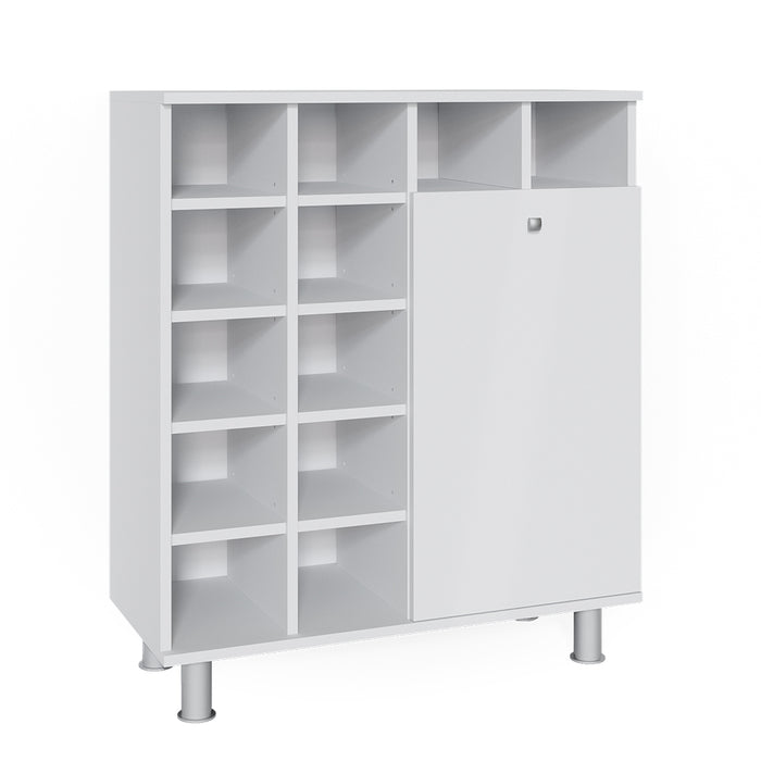 Vicco Armadietto da bagno con portabiancheria Bianco 78.4 x 91.6 cm