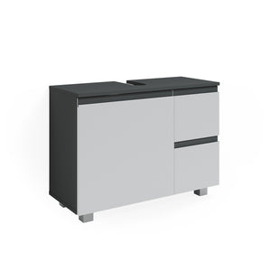Vicco Mobile sottolavabo per bagno Antracite/bianco 80 x 60.8 cm