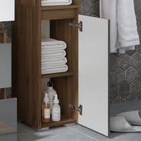 Vicco Mobile bagno alto Antracite lucido 30.2 x 190 cm