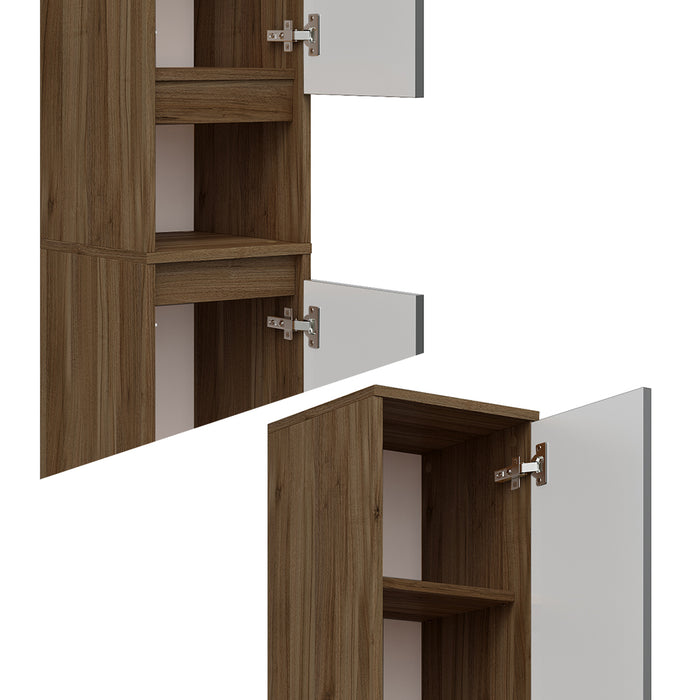 Vicco Mobile bagno alto Antracite lucido 30.2 x 190 cm