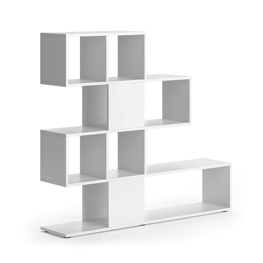 Vicco Divisorio per ambienti Bianco 124.4 x 113 cm con 4 scatole pieghevoli