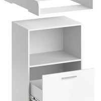 Vicco Fasciatoio Bianco 60 x 103 cm con cassetto