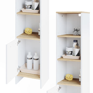 Vicco Mobile bagno alto Bianco 32 x 136.6 cm