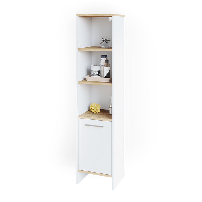 Vicco Mobile bagno alto Bianco 32 x 136.6 cm