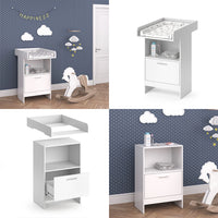 Vicco Fasciatoio Bianco 60 x 103 cm con cassetto