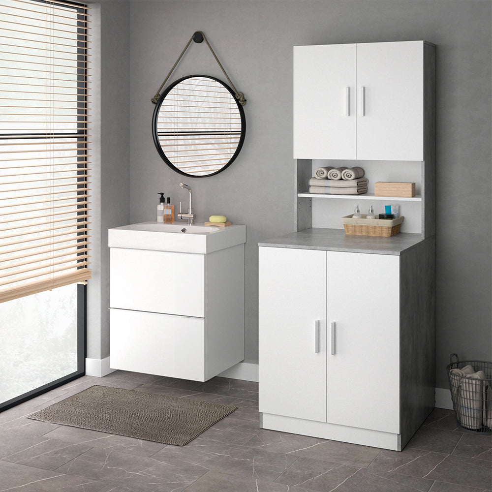 Vicco Mobile lavatrice Calcestruzzo 70.5 x 190.5 cm