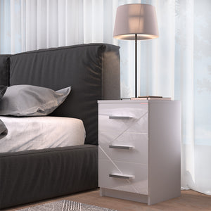 Vicco Comodini camera da letto Bianco 35.5 x 66 cm