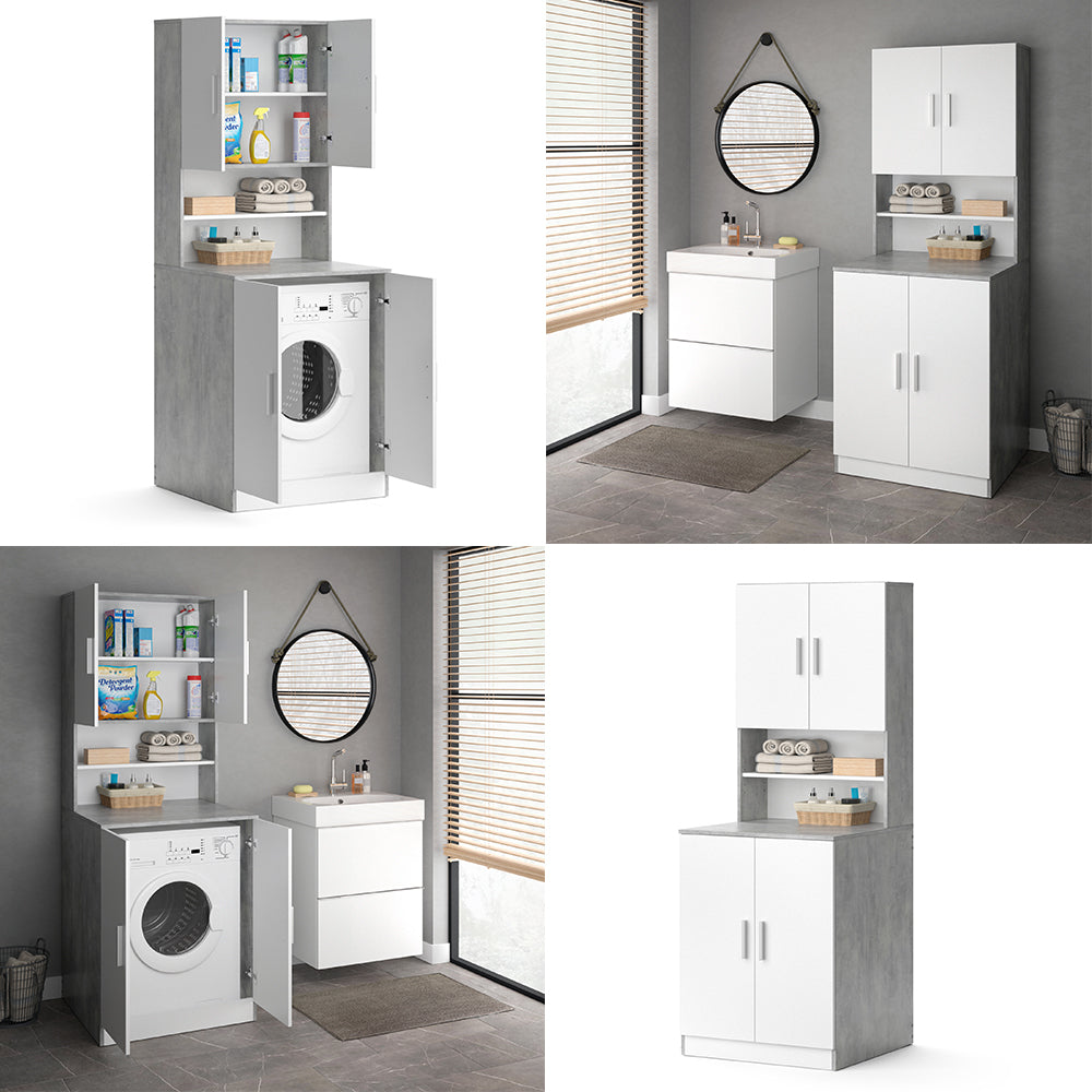 Vicco Mobile lavatrice Calcestruzzo 70.5 x 190.5 cm