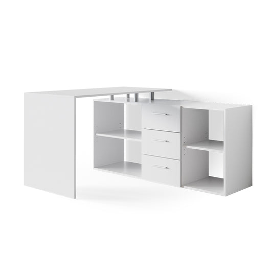 Vicco Scrivania angolare Bianco 215 x 60 cm