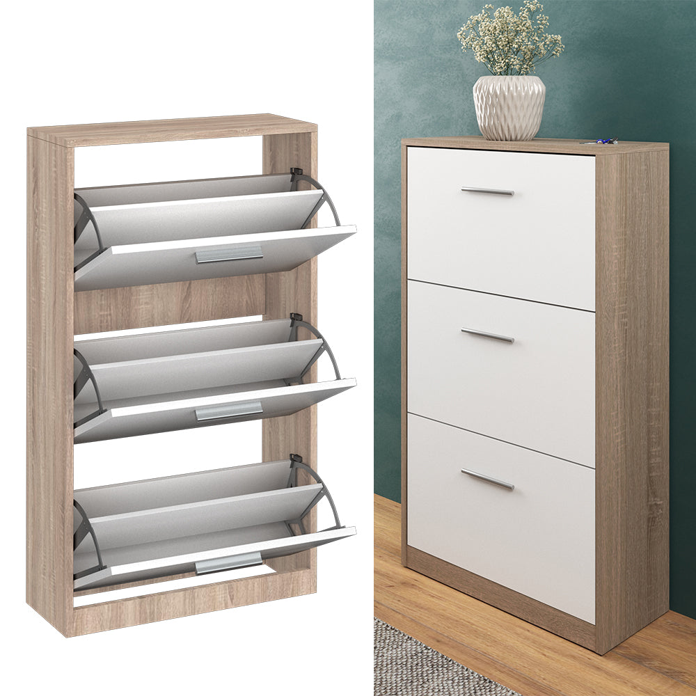 Vicco Scarpiera da ingresso Bianco/Sonoma 59 x 105 cm