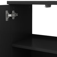 Vicco Mobile sottolavabo per bagno Nero 60 x 57 cm con 2 porte