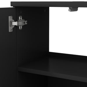 Vicco Mobile sottolavabo per bagno Nero 60 x 57 cm con 2 porte