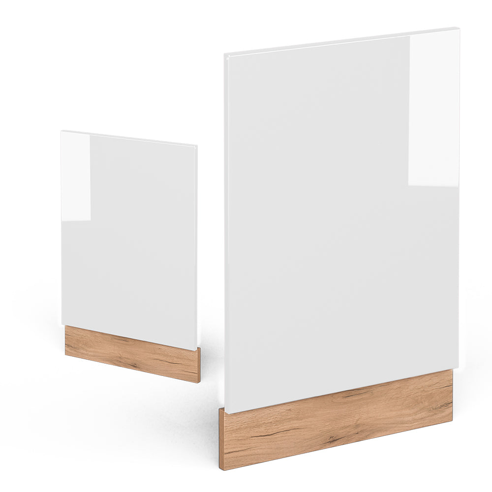 Vicco Pannello frontale Bianco lucido 45 cm senza piano di lavoro